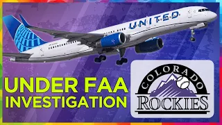 Colorado Rockies charter flight under FAA Investigation