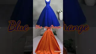 blue vs orange | this or that #shorts #trending #viral #vs #shortvideo #thisorthat #chooseyourgift