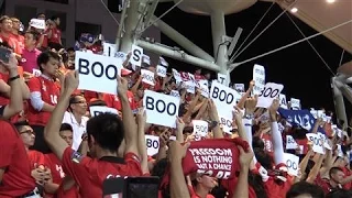 Hong Kong Fans Boo Chinese National Anthem