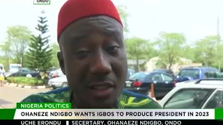 Ohaneze Ndigbo wants Igbos to produce President in 2023