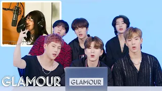 Monsta X Watches Fan Covers on YouTube - Part 2 | Glamour