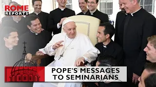 #Pope's messages to seminarians, religious and formators throughout his papacy