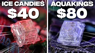 Do They THOCK?! | Tecsee Ice Candies vs Everglide Aquakings