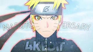 Naruto Anniversary | 4K | Middle Of The Night | [Amv/Edit]