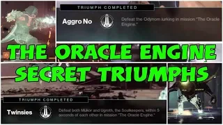 The Oracle Engine secrets Triumphs location guide(ODYNOM)-Aggro No-Twinsies-Destiny 2