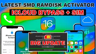 🔥NEW SMD Activator iCloudBypass iOS 16 With Sim Unlock iCloud Activation Locked to Owner iPhone/iPad