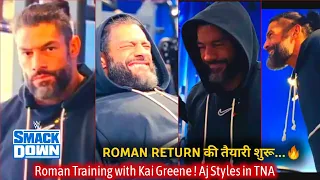 'Roman ki Vapsi.. Yes 🔥' Roman training for RETURNS ! Aj Styles in TNA , Becky Quits, WWE smack Down