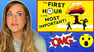 How To Survive The First Hour Of A Nuclear Blast / Fallout! DEBUNKED | Irish Girl Reacts
