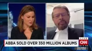 Björn Ulvaeus talks at CNN