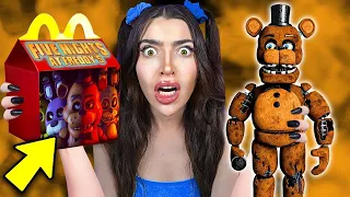 DO NOT ORDER FIVE NIGHTS AT FREDDY'S HAPPY MEAL from MCDONALDS at 3AM!! (SECRET PIZZA INSIDE!)