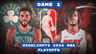 Game 1: Boston Celtics vs Miami Heat (April 21, 2024) Full Game Highlight 2024 NBA Playoffs