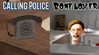 Bone Lover Horror Escape - Calling Police