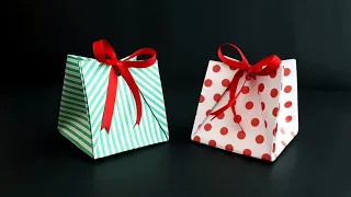 Como fazer EMBALAGEM PARA PRESENTE - ORIGAMI - Fácil de fazer