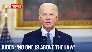 'It's dangerous to say Donald Trump's trial was rigged' | President Biden