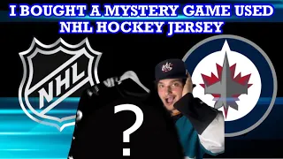 I Bought A Mystery Game Used NHL Hockey Jersey…