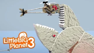 LittleBIGPlanet 3 - Whale Angry Tales [Flying the Helicopter Upside Down] - Playstation 4