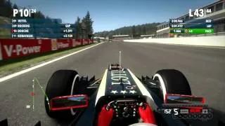 Crashing - F1 2012 Gameplay (PC)