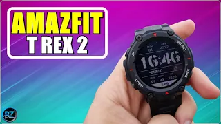 ✅ Обзор Amazfit T Rex 2 🔥 Лучшие армейские и тактические смарт часы 2023 с Алиэкспресс - Прочные