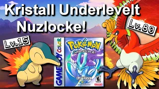 Pokemon Kristall Nuzlocke auf UNFASSBAR NIEDRIGEN Leveln (Underlevelt Locke)!