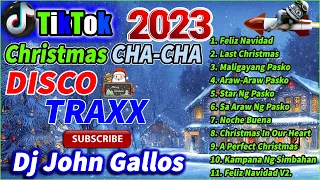 NONSTOP TIKTOK CHRISTMAS CHA-CHA & DISCO TRAXX REMIX 2023 || By Dj John Gallos Remix Top 1.