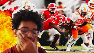 HAD TO TURN IT OFF EARLY!!! #1 TENNESSEE VS. #3 GEORGIA FULL NCAA FOOTBALL GAME HIGHLIGHTS REACTION!