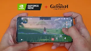 GeForce NOW + Genshin Impact (Mobile)