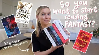 you want to start reading fantasy? here are my top recommendations! 🧚🏼‍♀️📚🐉