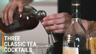3 Easy Tea Cocktails: VSOP Old-Fashioned, Iced Tea-Tini, Tea Gimlet