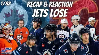 LET THE GAMES BEGIN!!! Jets Lose Season Opener 5-3 - 23/24 Winnipeg Jets Game Recap&Reaction 1/82