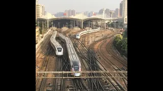 All board the Beijing-Guangzhou high-speed railway