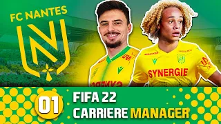 Carrière manager FC NANTES - FIFA 22 - Premier match de fou contre Monaco ! (Commentez vos recrues)