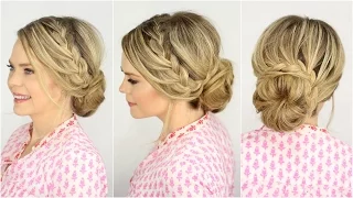 French Lace Braid Updo | Prom Hairstyle | Missy Sue