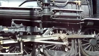 Slow-Slow Motion of Nevada Northern Railway Museum Ghost Train #40 from view 4