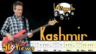 Led Zeppelin - Kashmir (Bass Tabs & Notation) By @ChamisBass