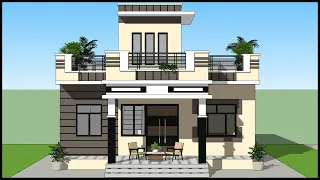 30x35 4 Room 3D House Plan With Vastu | Villa Design | Gopal Architecture