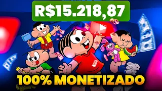 CONFIRMADO! Canal INFANTIL 100% MONETIZADO! Aprenda Criar Esse CANAL DARK e LUCRAR MUITO no Youtube