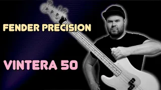 FENDER PRECISION VINTERA 50 BASS - подробный обзор и демо инструмента #fenderprecisionbass