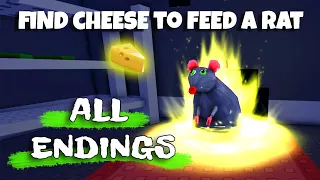🧀 Find Cheese To Feed A Rat - ALL Endings [ROBLOX]