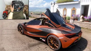 Forza Horizon 5 - Convertible McLaren 720S SPIDER / Logitech G29 Steering Wheel Gameplay