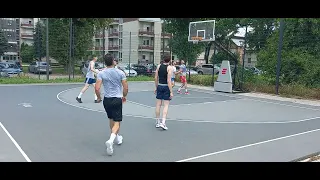 Practice - Serbia youth + Barac, Djordjevic - position game, position+transition, overtime )