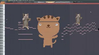 What Happy Happy HAPPY Cat Sounds Like - Midi Art