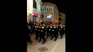 Chinese army with "Katyusha" in 2015 Moscow victory parade rehersal