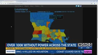 Thousands across Greater New Orleans have power knocked out amid severe weather event