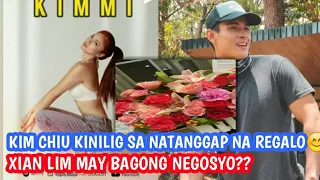 KIM CHIU kilig na kilig sa na tanggap na regalo | XIAN LIM may bagong negosyo??