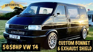 565BHP VW T4 CUSTOM BONNET & EXHAUST SHIELD @AutostylUK