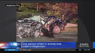 Drunk, wrong-way driver kills man in horrific crash on I-495 in Hopkinton, police say