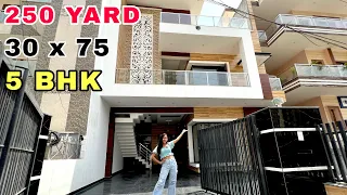 Brand New 250 Yard 5 BHK Double Story House | (30 x 75) House For Sale | Luxury Interior Design