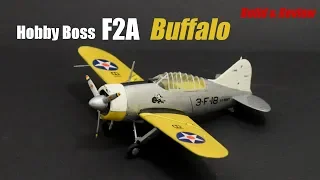 Hobby Boss F2A Buffalo - 1/72 Scale Plastic Model Kit - Build & Review