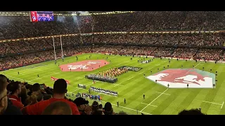 Wales vs Italy - The Anthems, 6 Nations 5th Round, Saturday March 16th