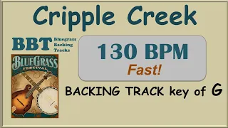 Cripple Creek 130 BPM bluegrass backing track